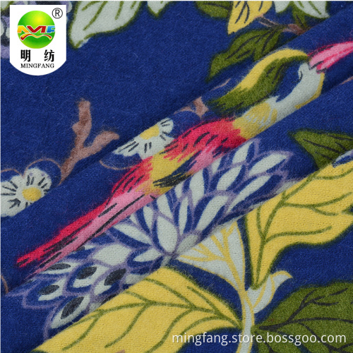 Wholesale 100% cotton flannel fleece fabric